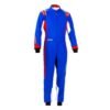 SPARCO THUNDER KART SUIT IN BLUE AND RED