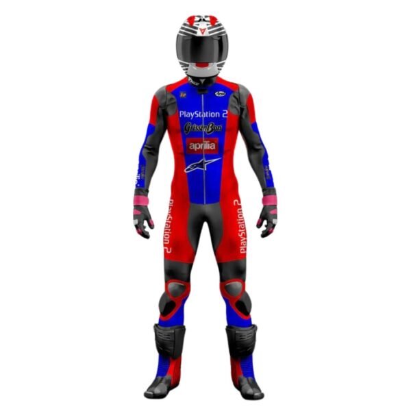 APRILIA COLIN EDWARDS AND NORIYUKI HAGA MOTORCYCLE RACING SUIT