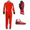 SPARCO STARTER KIT CHILD SUIT, BOOTS & GLOVES BUNDLE