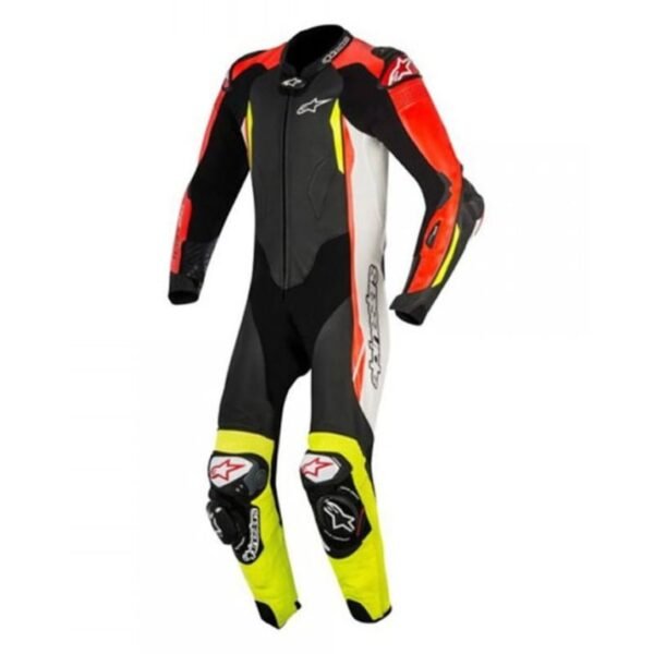 ALPINESTARS MOTOGP TEACH MULTI COLOUR MOTORCYCLE RACING LEATHER SUIT