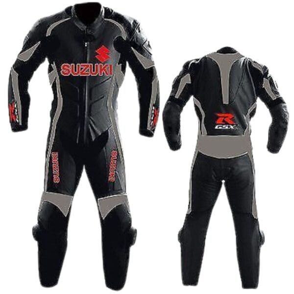 SUZUKI BRANDED MOTORBIKE LEATHER SUIT