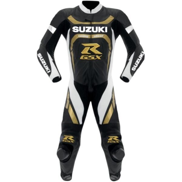 SUZUKI MOTORBIKE BRANDED SPORT LEATHER SUIT