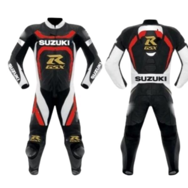 SUZUKI MOTORBIKE RACING LEATHER SUIT BSM