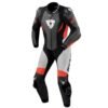 REVIT CONTROL 1PC MOTOGP SUIT IN BLACK NEON RED