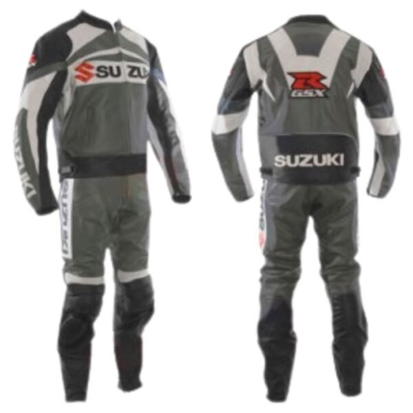 SUZUKI GSXR BRANDED MOTORCYCLE LEATHER SUIT