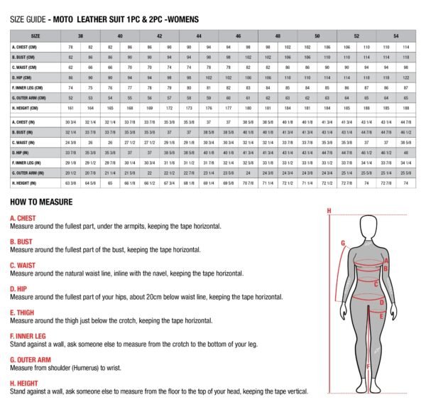 ALIPNESTARS SIZE CHART