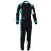 SPARCO THUNDER KART SUIT IN BLACK AND BLUE