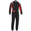 SPARCO ROOKIE KART SUIT IN BLACK AND RED