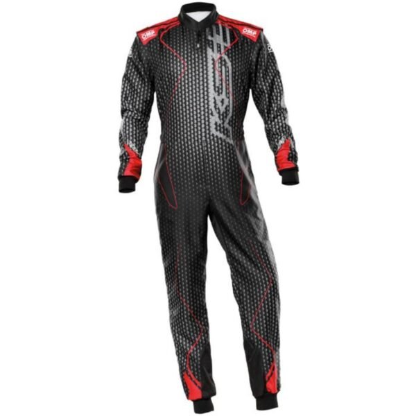 KS 3R ART KART SUIT IN BLACK AND RED