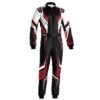 SPARCO PRIME K KART RACING SUIT IN BLACK, RED AND WHITE