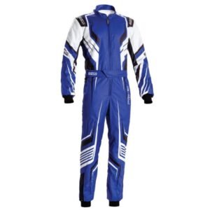 SPARCO PRIME K KART RACING SUIT IN BLUE, BLACK AND WHITE