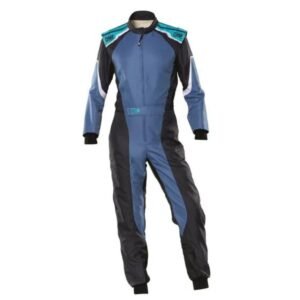 OMP KS 3 KART SUIT IN DARK BLUE AND CYAN