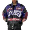 LOS ANGELES LAKERS 2001 CHAMPIONSHIP GENUINE LEATHER JACKET