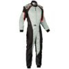 KS 3 YOUTH KART SUIT IN GREY AND BLACK