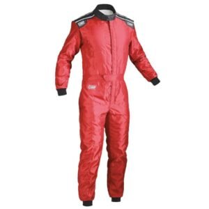 OMP KS 4 KART RACING SUIT IN RED