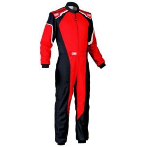 KS 3 YOUTH KART SUIT IN RED AND BLACK