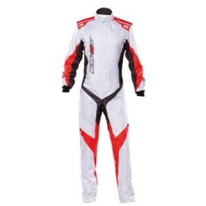 KS 2 ART KART SUIT IN SILVER RED