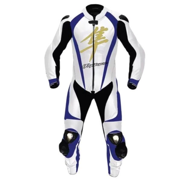 SUZUKI HAYABUSA MOTORCYCLE LEATHER RACING SUIT