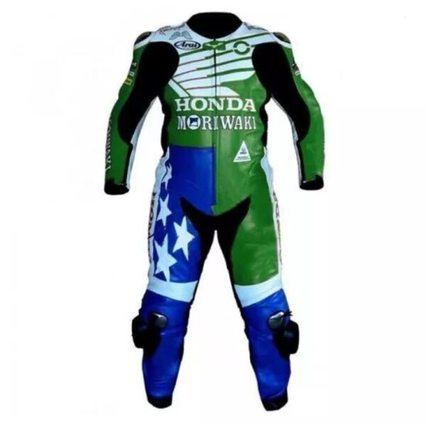 HONDA CUSTOM MOTORCYCLE LEATHER RACING SUIT