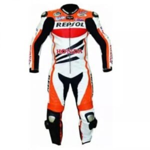 HONDA REPSOL CUSTOM MOTO GP LEATHER RACING SUIT