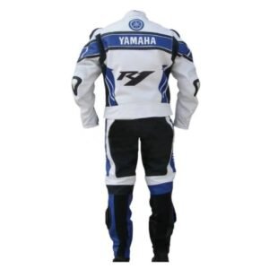 YAMAHA R1 CUSTOM MOTORCYCLE LEATHER RACING SUIT