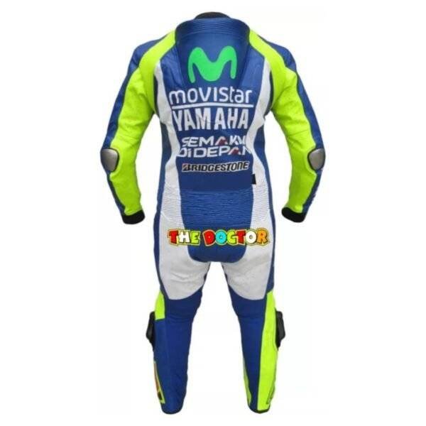 YAMAHA VR 46 CUSTOM MOTO GP M1 LEATHER RACING SUIT