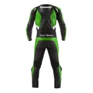 KAWASAKI CUSTOM KAWASAKI MOTORCYCLE LEATHER RACING SUIT