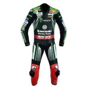 KAWASAKI CUSTOM NINJA MONSTER MOTORCYCLE LEATHER RACING SUIT