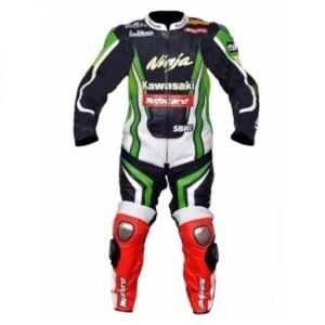 KAWASAKI NINJA SBK MOTORCYCLE LEATHER RACING SUIT