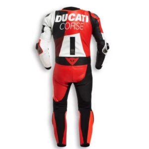 DUCATI CORSE MOTORBIKE LEATHER RACING SUIT