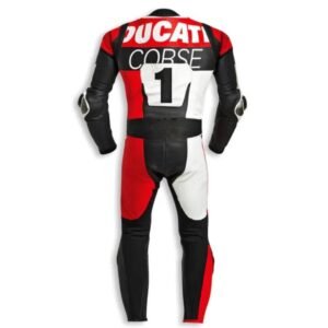 DUCATI CORSE MOTORBIKE LEATHER RACING SUIT