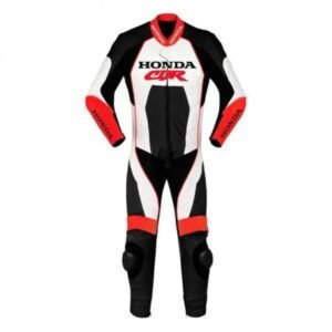 HONDA CBR MOTORBIKE LEATHER RACING SUIT