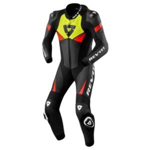 RIVET MOTORBIKE LEATHER RACING SUIT