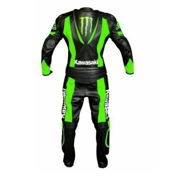 KAWASAKI MONSTER MOTORCYCLE LEATHER RACING SUIT