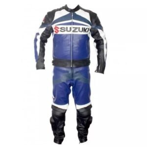 SUZUKI R GSX MOTORBIKE LEATHER RACING SUIT