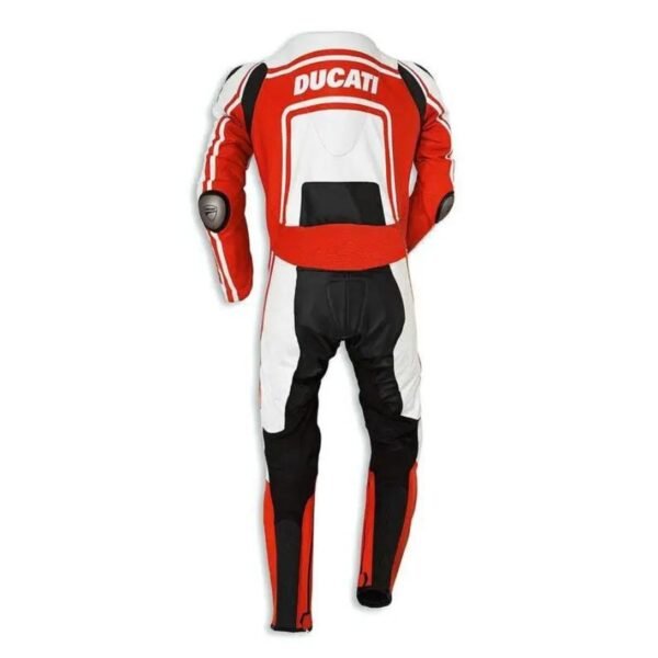 DUCATI CORSE CUSTOM MOTORCYCLE LEATHER RACING SUIT