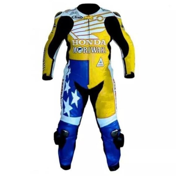 HONDA CUSTOM MOTORCYCLE LEATHER RACING SUIT