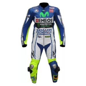 YAMAHA VR 46 CUSTOM MOTO GP M1 LEATHER RACING SUIT