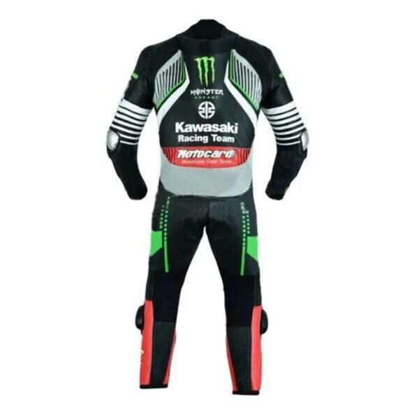 KAWASAKI CUSTOM KAWASAKI NINJA MONSTER MOTORCYCLE LEATHER RACING SUIT