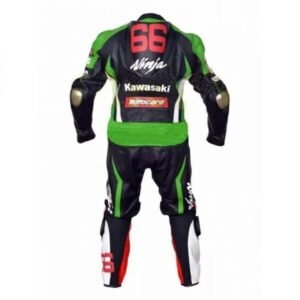 KAWASAKI NINJA SBK MOTORCYCLE LEATHER RACING SUIT