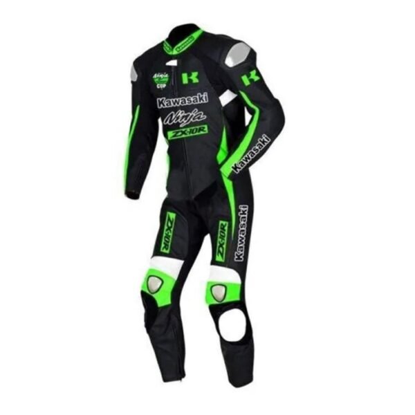 KAWASAKI NINJA ZX10R MOTORCYCLE LEATHER RACING SUIT