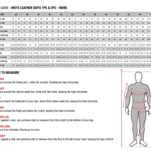 ALPINESTARS MOTOGP SUITS SIZE CHART