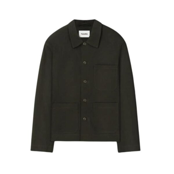 NANUSHKA SAON STRUCTURED TWILL JACKET ANTHRACITE - Image 2