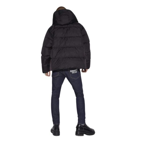 DSQUARED2 VELCRO LOGO ZIP PUFFER - Image 2