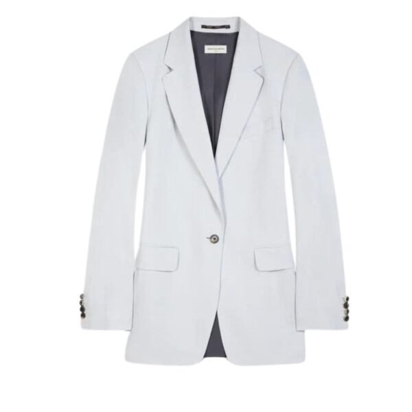 DRIES VAN NOTEN LOOSE FIT BLAZER LIGHT BLUE