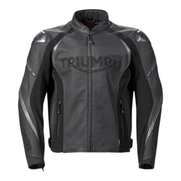 TRIUMPH TRIPLE PERFORATED LEATHER JACKET