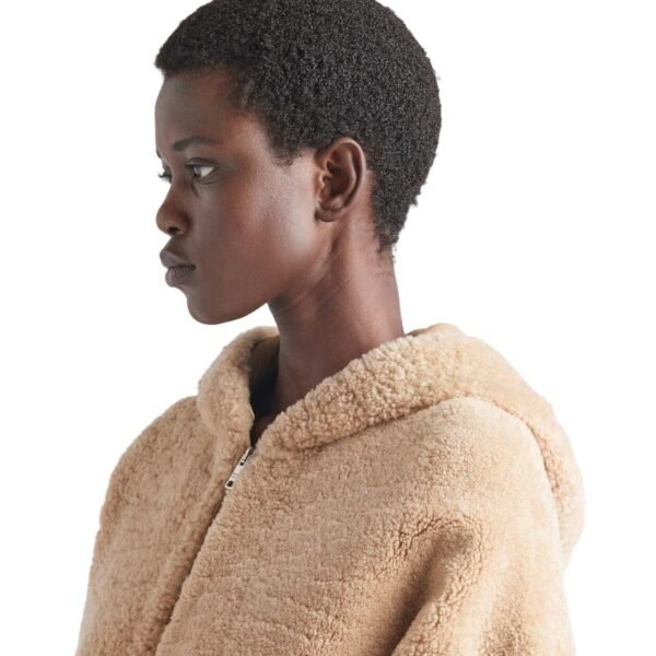 PRADA NAPPA SHEARLING JACKET - Image 4