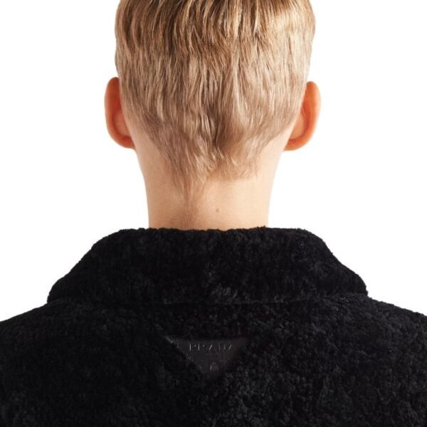 PRADA SHEARLING CABAN JACKET - Image 4