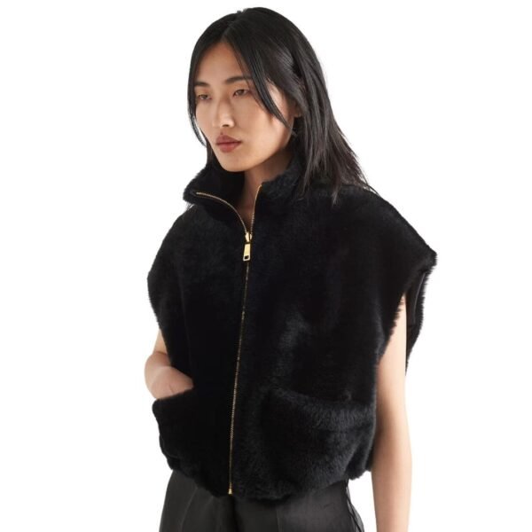 PRADA SHEARLING VEST - Image 4