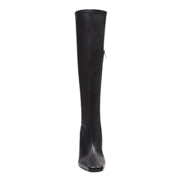 MAGDA BUTRYM TALL LEATHER SOCK BOOTS IN BLACK LEATHER - Image 2